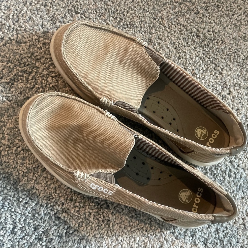 Crocs Canvas Slip-On Shoes